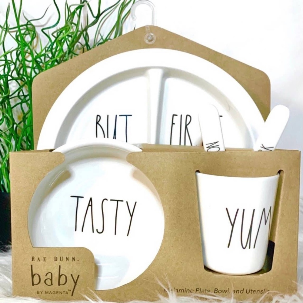 Rae Dunn Kids 5pc Dinnerware Set